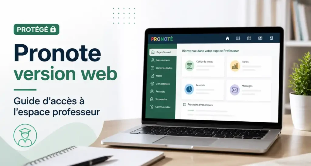 Protégé : Pronote version web : Guide d&rsquo;accès à l&rsquo;espace professeur