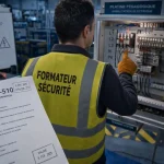 Formation habilitation électrique toulon : formateur devant un tableau électrique pédagogique