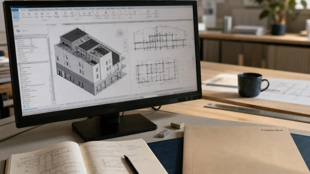 Formation Revit à Toulon : 5 jours pour passer de la 2D à une maquette BIM exploitable