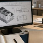 Formation Revit Toulon : maquette BIM Revit sur écran