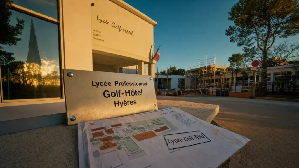 Lycée professionnel Golf-Hôtel à Hyères : formations, internat et relocalisation en 2026