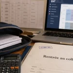 Rentree college : cartable et emploi du temps, organisation pratique