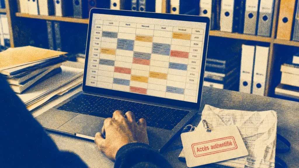 Emploi du temps de l’Université de Toulon : accéder par diplôme, enseignant ou accès authentifié