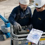 formation autorisation de conduite r486 a toulon : formateur vérifie une nacelle