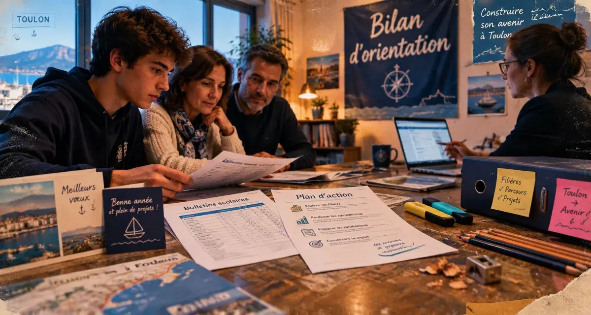 Coach orientation scolaire Toulon : famille et plan Parcoursup