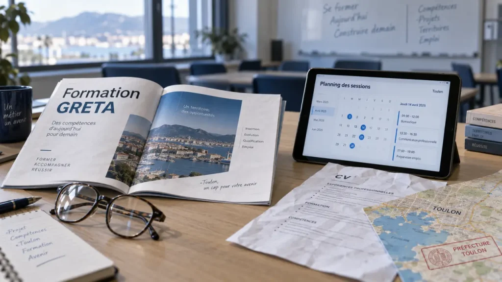 Formation GRETA à Toulon : diplômes, lieux et financements selon votre projet