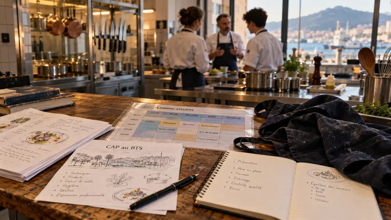 Formation restauration Toulon en atelier, CAP au titre professionnel
