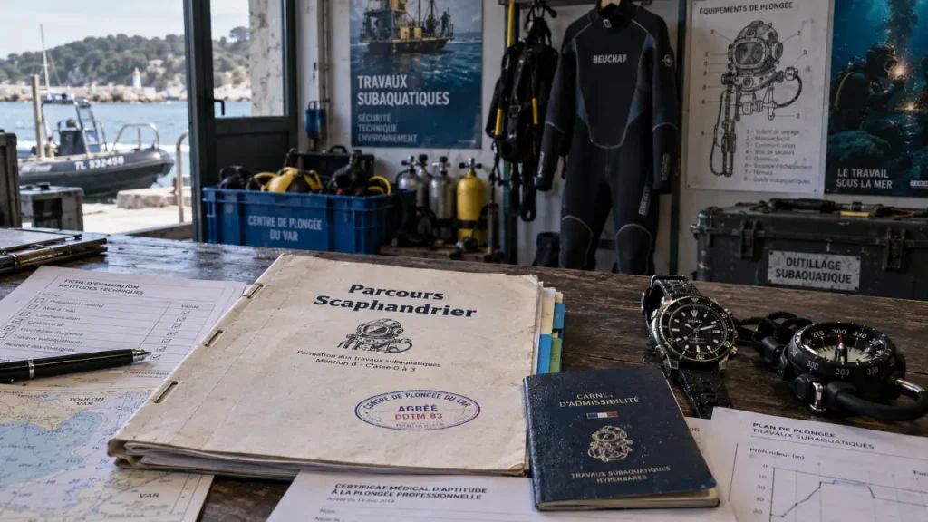 Formation de scaphandrier près de Toulon : comparez les certifications, pas seulement les prix