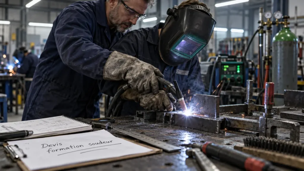 Formation soudeur à Toulon : l’atelier, le procédé et la certification avant le prix