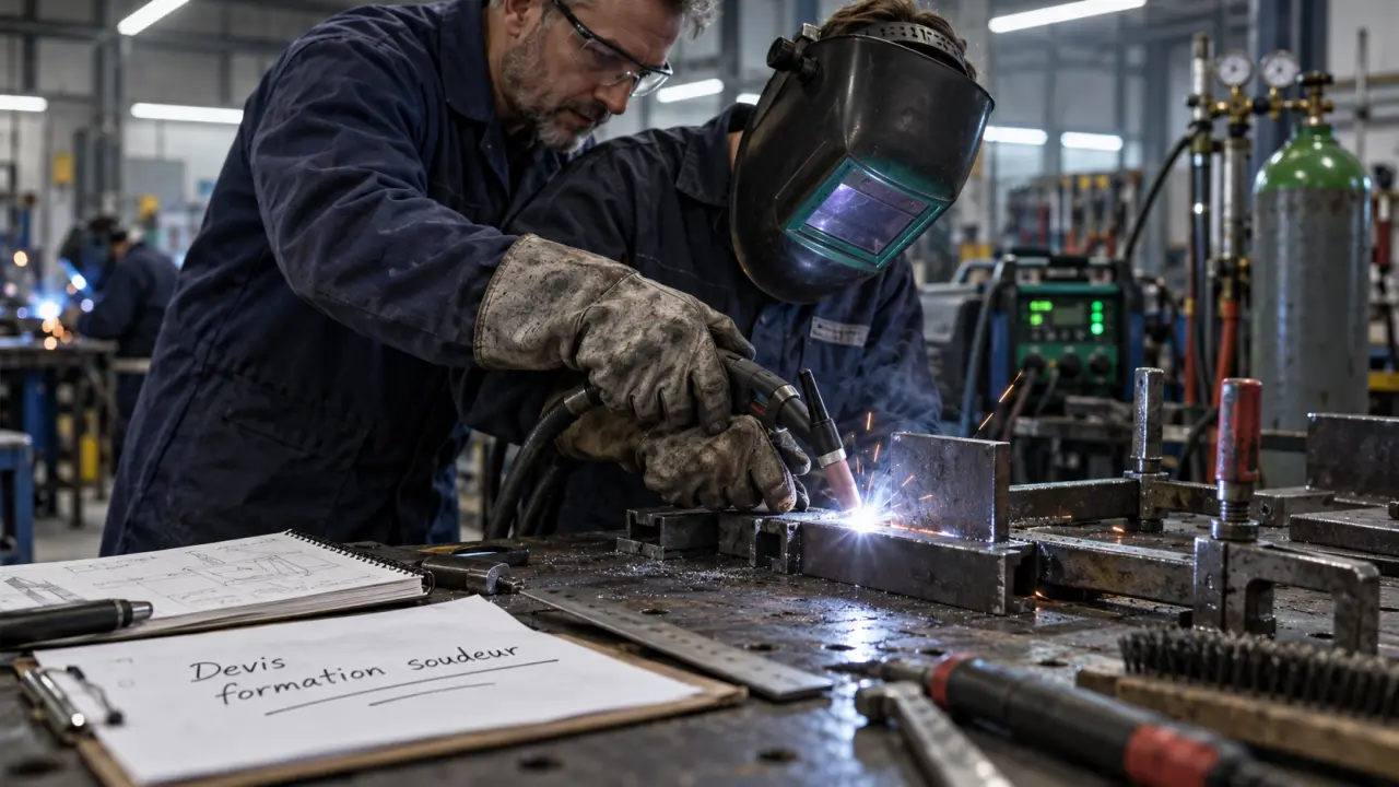 Formation soudeur Toulon en atelier, certification et sécurité